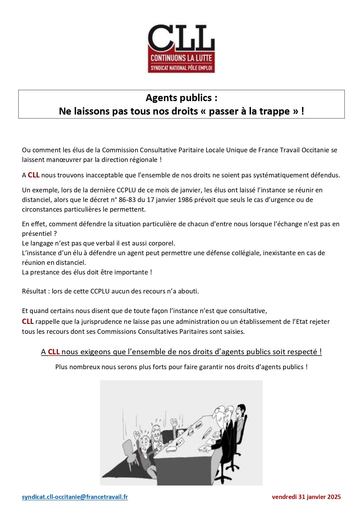 Agents publics ne laissons pas tous nos droits passer a la trappe page 0001