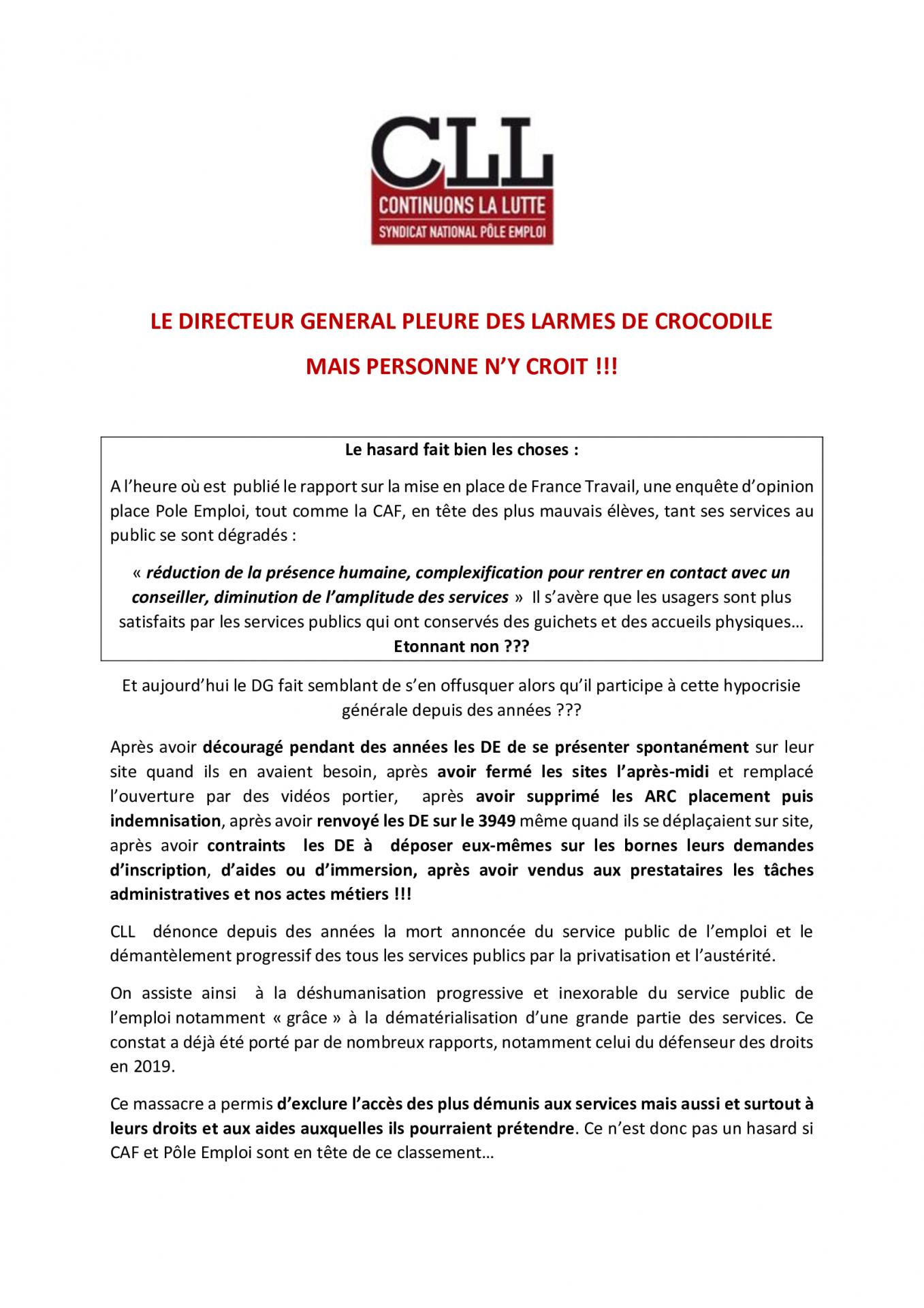 Larmes de crocodiles p 1