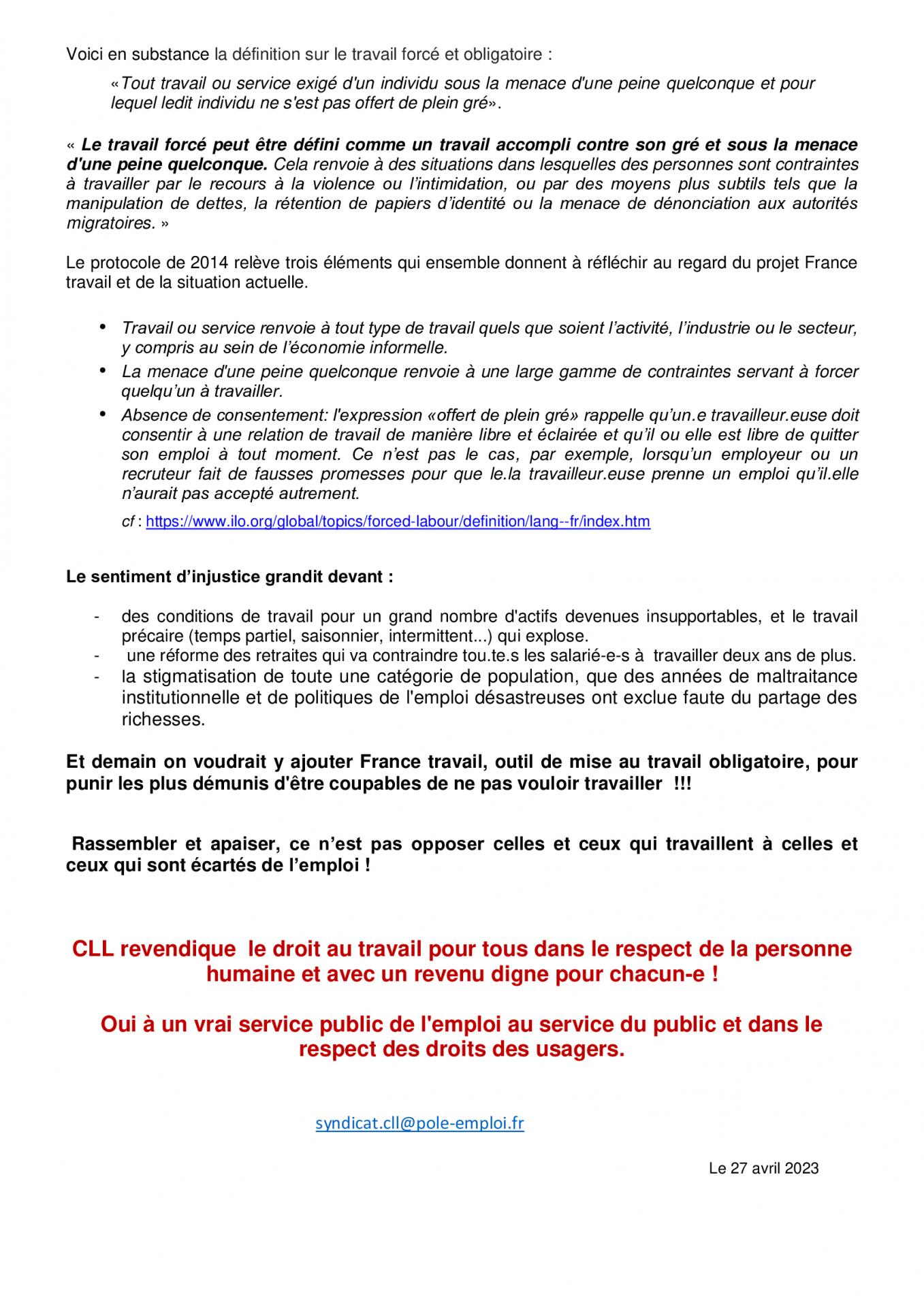 Non au travail force p3